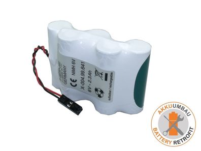 NiMH Akkuumbau passend für Heine Akkubox/ Accubox II X0499641/ X0499624