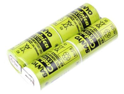 Panasonic E-Pack 4,8V 1800mAh - L2x2 LF Z-Form Zelle Sub-C, KR-1800SCE