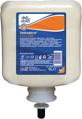 Hautschutzcreme Stokoderm Protect PURE 1l silikonfrei Kartusche