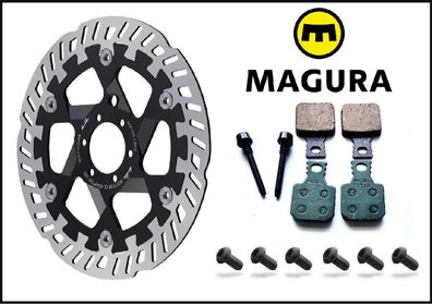 MAGURA MT eSTOP Bremsscheibe MDR-P, Ø 203 mm, 6-Loch, Bremsbelag 8. S, SPORT