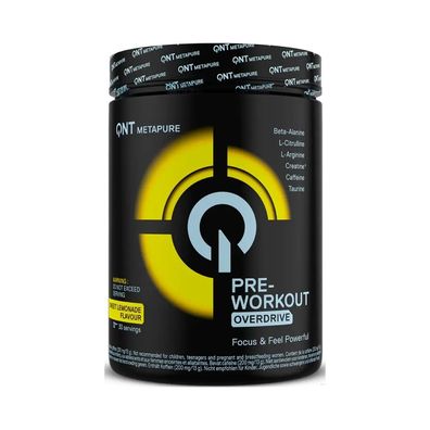 QNT Pre-Workout Overdrive (30 Serv) Sweet Lemonade
