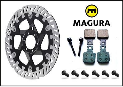 MAGURA MT eSTOP Bremsscheibe MDR-P, Ø 220 mm, 6-Loch, Bremsbelag 8. S, SPORT