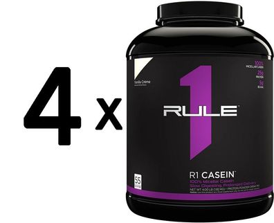 4 x R1 Casein, Vanilla Creme - 1820g