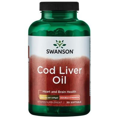 Cod Liver Oil, Double-Strength - 30 softgels