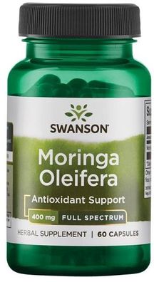 Full Spectrum Moringa Oleifera, 400mg - 60 caps