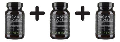 3 x Organic Chlorella, 500mg - 200 tablets