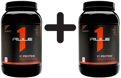 2 x R1 Protein, Chocolate Fudge - 912g