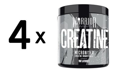 4 x Creatine, Unflavoured - 500g