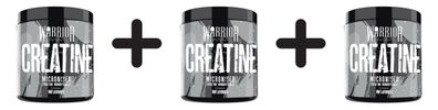 3 x Creatine, Unflavoured - 500g