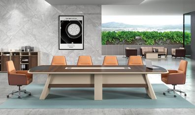 Konferenztische Einrichtung Büro Büromöbel Tische Besprechungs Tisch 360cm neu