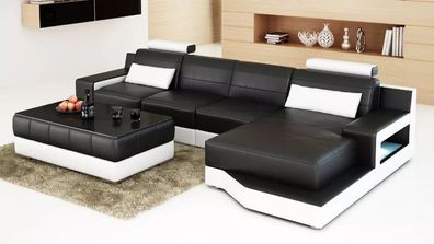 Ecksofa L-Form Modernes Sofa Ledersofa Ecksofa Polster Designer-Sofa