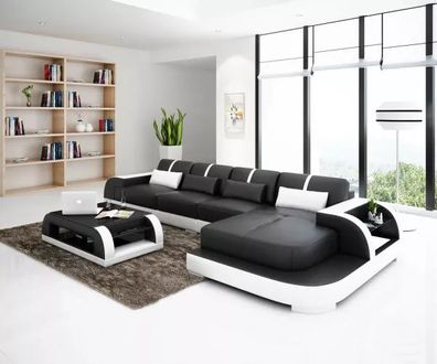 Design Ecksofa Sofa Couch Polster Sofa Eckgarnitur Eckcouch Sitzgarnituren 2tlg