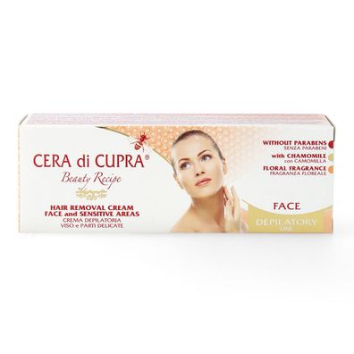 CERA di CUPRA Enthaarungscreme Gesicht und sensible Zonen 50ml