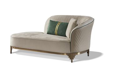 Liege Moderne Textil Komfort Luxus Liegen Liegesessel Relaxliege Chaiselongue