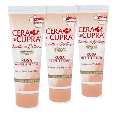 CERA di CUPRA Creme für trockene Haut - 3x 75ml rosa