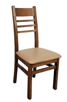 Stühle 8x Set Sessel Polster Lehnstühle Esszimmer Stuhl Massiv Holz Restaurant
