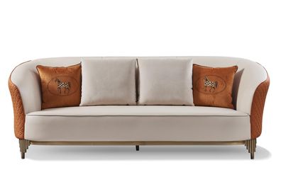 Sofagarnitur 3 + 2 Sitzer Klassische Garnitur Sitzgruppe Sofa Couchen Polster Neu