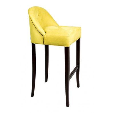 Design Bar Chair Chesterfield Sessel Stuhl Hocker Bar Tresen Textil Barhocker