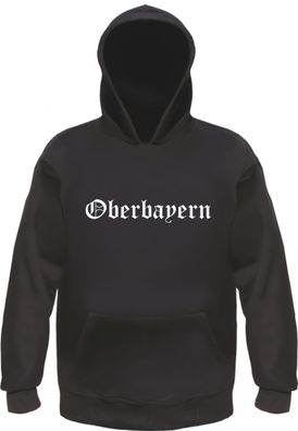 Oberbayern Kapuzensweatshirt - Altdeutsch - bedruckt - Hoodie Kapuzenpullover