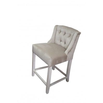 Chesterfield Bar Chair Barhocker Stuhl Hocker Bar Tresen Design Textil Sessel