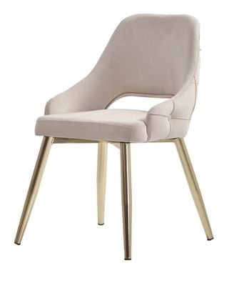 Luxus Stühle 6x gepolstert Moderne Beige Stuhl Stuhl Esszimmer Wohnzimmer neu