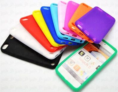 Silikon silicone Schutzhülle Tasche Case Etui Cover Hülle Schale für iPod Touch 5 6 7