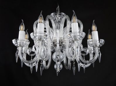 Wohn Ess Zimmer Luster Kronleuchte Deckenlampe Leuchte Lampe Kristall Lampen