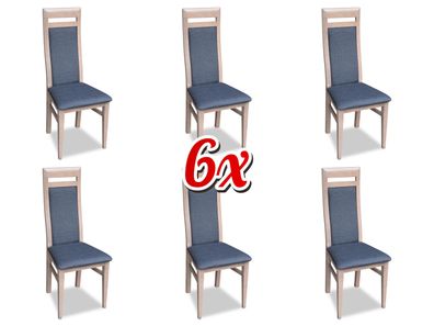 Essgarnitur Essgruppe Möbel Gruppe Esszimmer 6x Stuhl Garnitur Set Stühle Neu