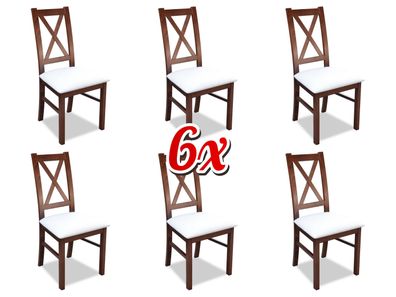 Garnitur Sessel 6x Lehnstühle Stühle Stuhl Polster Design Lounge Club Sitz Lehn