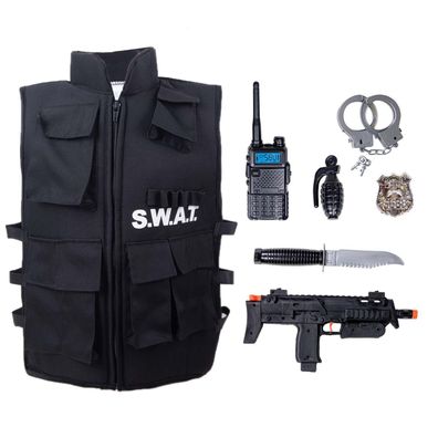 SWAT Set 4 Weste & Accessoires Kinder