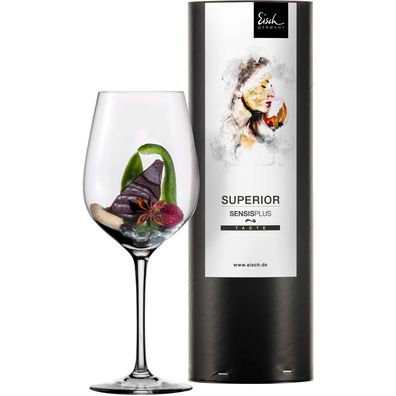 Eisch Rotweinglas Superior Sensisplus in Geschenkröhre 500/2 | Weinglas