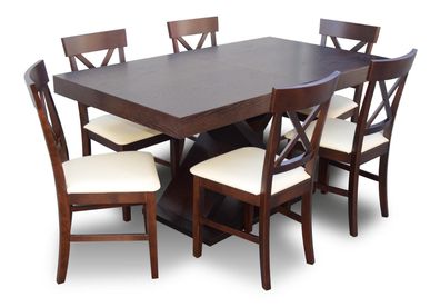 Ess Zimmer Tisch Design Kommode Set Garnitur 7tlg Set Modern Möbel Lehnstühle