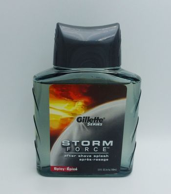 Vintage Gillette SERIES STORM FORCE After Shave 100 ml (ältere Version)