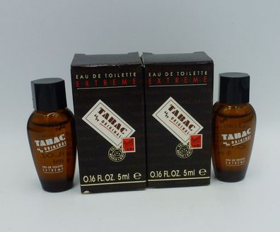 Vintage 2 x Tabac Original von Mäurer+Wirtz - Eau de Toilette Extreme 5 ml