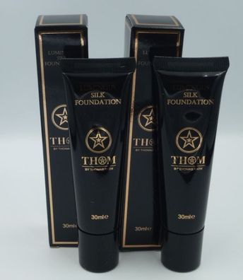 2 X THOM von Thomas Rath - Luminous Silk Foundation 30 ml (60 ml)