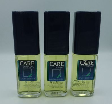 3 x CARE Dynamic von Astor Mainz - Eau de Cologne Spray à 25 ml (75 ml)