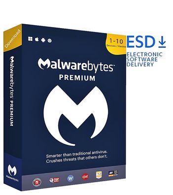 Malwarebytes Premium| 1-10 Geräte| 1 Jahr stets aktuell|Download|eMail|ESD