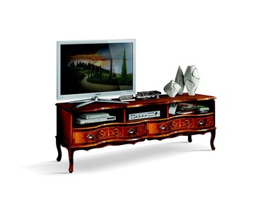 Italienische Holz Möbel Sideboard tv Lowboard Lang rtv Schrank Wohnzimmer Neu
