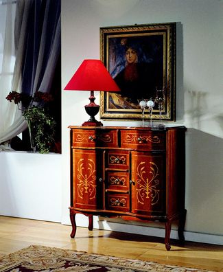 Design Kommode Barock Kommoden Schränke Holz Italienische Möbel Anrichte Neu