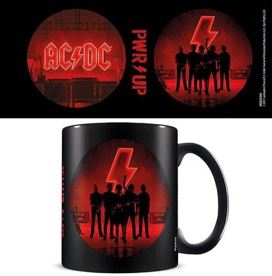 AC/DC Tasse Power up ! Highway to hell Thunderstruck - Keramik Kaffee Tee