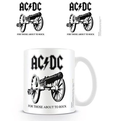 AC/DC Tasse For those about to Rock - Keramik Kaffee Tee Konzert Tournee 2024