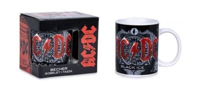 AC/DC Tasse Black Ice 315 ML - Keramik Kaffee Tee Becher