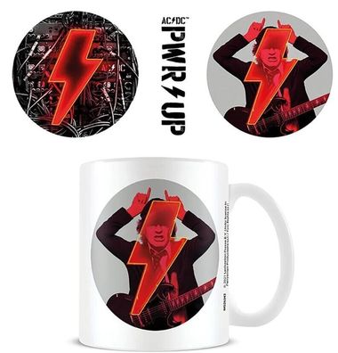 AC/DC Tasse Angus Power up ! - Keramik Kaffee Tee - Konzert Tournee 2024