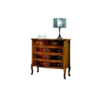 Möbel Holz Stil Barock Braun Kommode Schränke Designer Italienische Möbel Neu