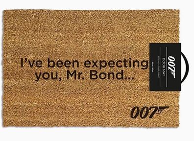 James Bond 007 Fussmatte i´ve been expecting you, Mr. Bond 40 x 60 cm Türmatte