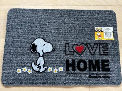 Peanuts Fussmatte/Fussabstreifer Snoopy + Woodstock 60x40cm - Türmatte