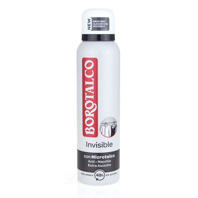 Borotalco Roberts Invisible Deodorant ANTI-FLECKEN 150 ml