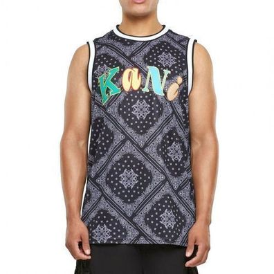 Karl Kani Herren T-Shirt Woven Signature Paisley Basketball Tank 6031440