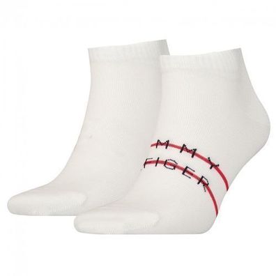 Tommy Hilfiger Herrensocken Men Sneaker 2P CF2Y Weiß 2er-Pack 701222188-001