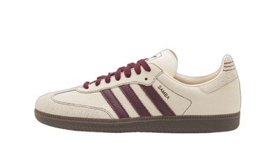 Adidas Samba OG Wonder White Maroon Putty Grey